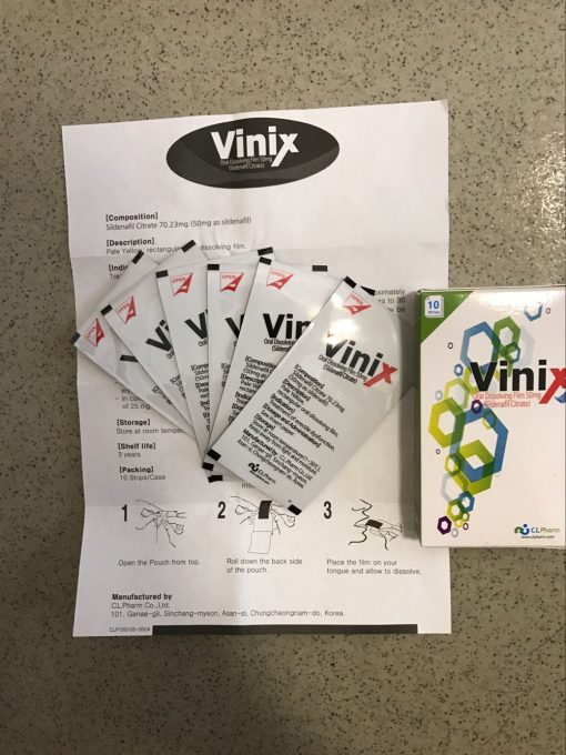 「Vinix」韓國偉力士,速勃口溶片效果快速易用威而鋼10片11